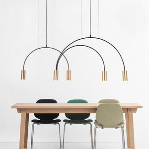 ChandeliersDecor.com-Kitchen Island-Curve Hanging Light - Illuminate in Style