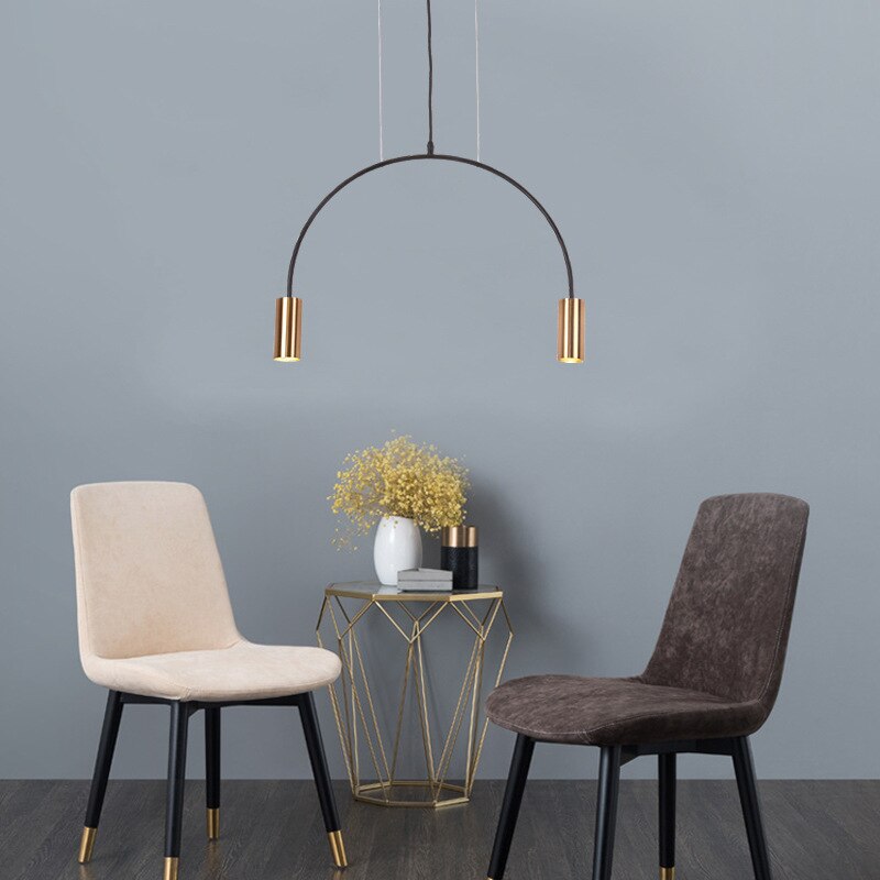 ChandeliersDecor.com-Kitchen Island-Curve Hanging Light - Illuminate in Style
