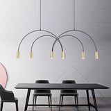 ChandeliersDecor.com-Kitchen Island-Curve Hanging Light - Illuminate in Style