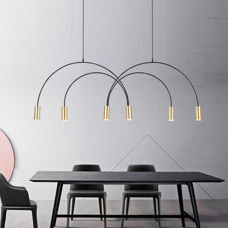 ChandeliersDecor.com-Kitchen Island-Curve Hanging Light - Illuminate in Style