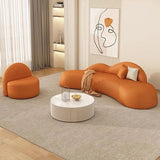 ChandeliersDecor.com-Sofa Set-Curved Grande Sofa Set - Luxury at its Peak