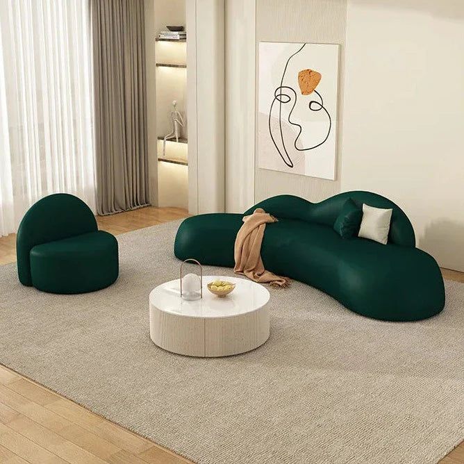 ChandeliersDecor.com-Sofa Set-Curved Grande Sofa Set - Luxury at its Peak