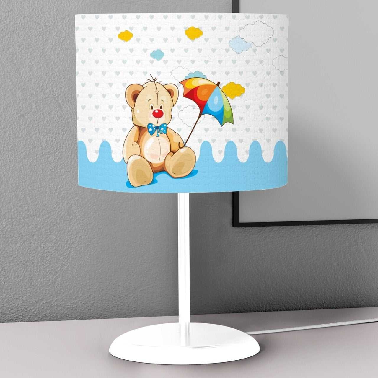ChandeliersDecor.com-Kids Room Nursery Lighting-Cute Tiny Sailor Teddy Bear Kids Bedroom Night Lamp