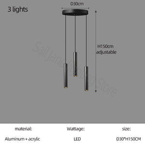ChandeliersDecor.com-Staircase Chandelier-Cylindrical Pendant Staircase Chandelier