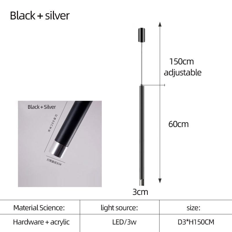 Cylindrical Two Color LED Chandelier - Dazzling Illumination-ChandeliersDecor.com