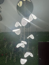 ChandeliersDecor.com-Staircase Chandelier-Deluxe Acrylic Blade Chandelier