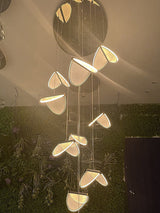 ChandeliersDecor.com-Staircase Chandelier-Deluxe Acrylic Blade Chandelier
