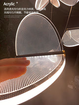 ChandeliersDecor.com-Staircase Chandelier-Deluxe Acrylic Blade Chandelier