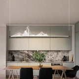 ChandeliersDecor.com-Kitchen Island-Designer Acrylic Hill Chandelier for Stunning Lighting