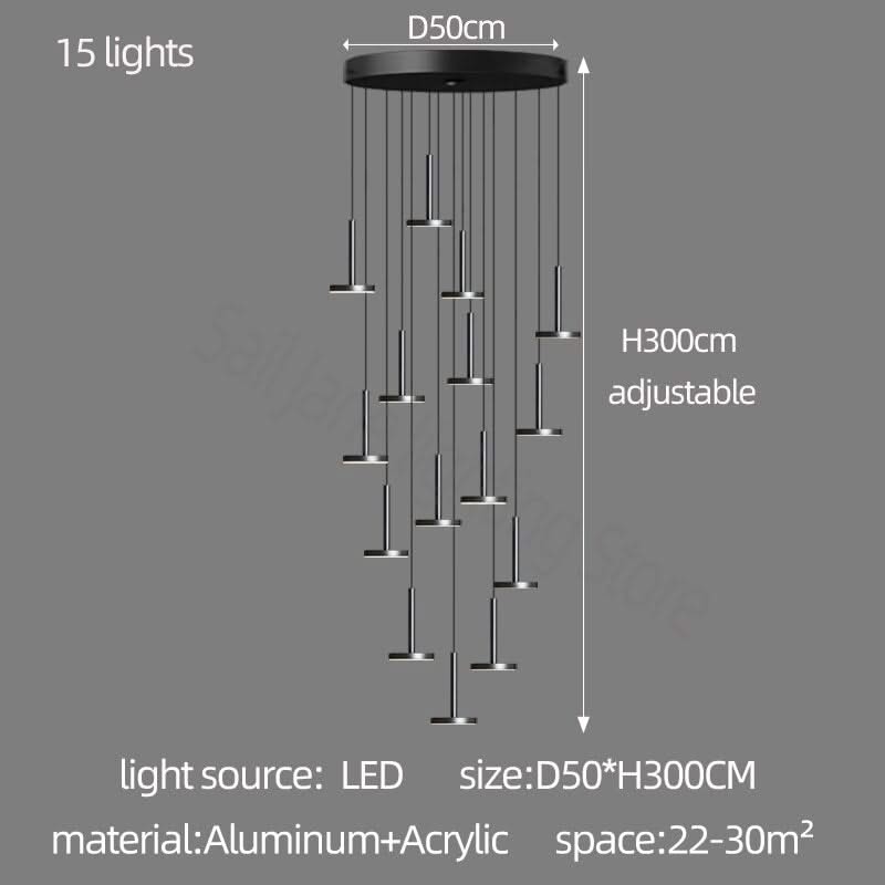 ChandeliersDecor.com-Staircase Chandelier-Designer Arc Luxury Staircase Chandelier