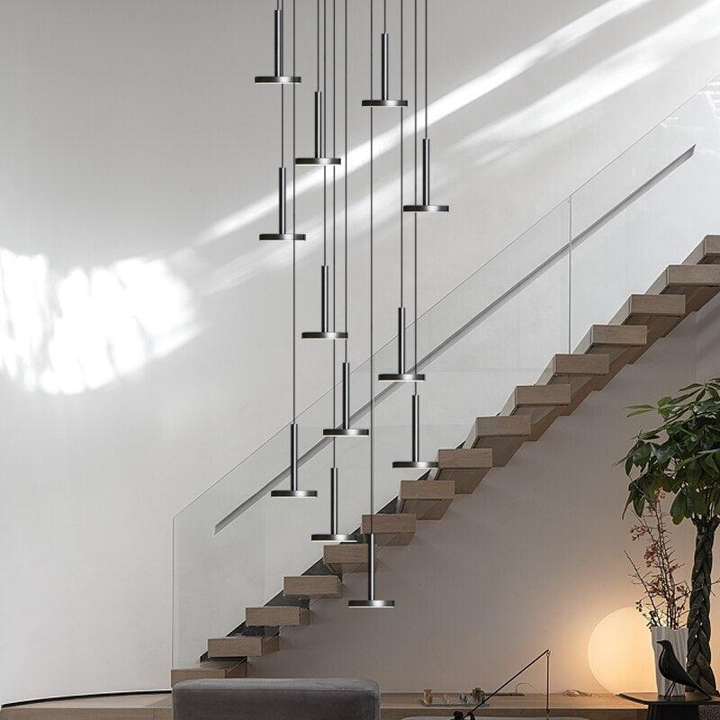 ChandeliersDecor.com-Staircase Chandelier-Designer Arc Luxury Staircase Chandelier