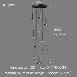ChandeliersDecor.com-Staircase Chandelier-Designer Arc Luxury Staircase Chandelier