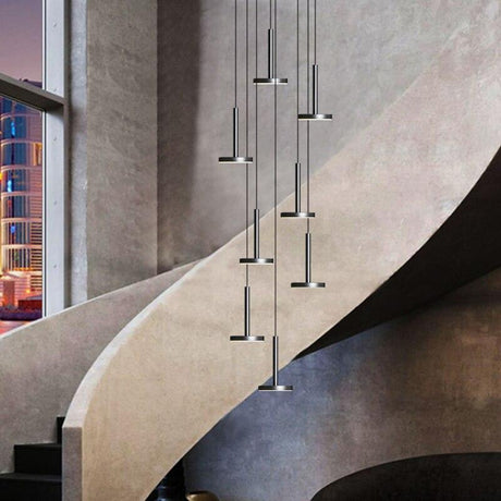 ChandeliersDecor.com-Staircase Chandelier-Designer Arc Luxury Staircase Chandelier