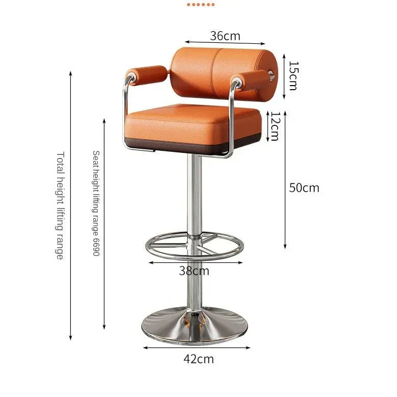 ChandeliersDecor.com-Bar Stools-Designer Bar Chair Lift Chair Kitchen Island Counter Chair Stool