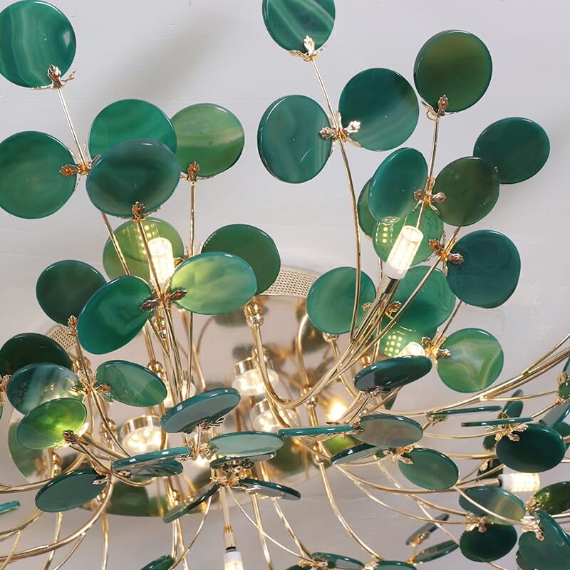 Designer Carnelian LED Ceiling Chandelier-ChandeliersDecor.com