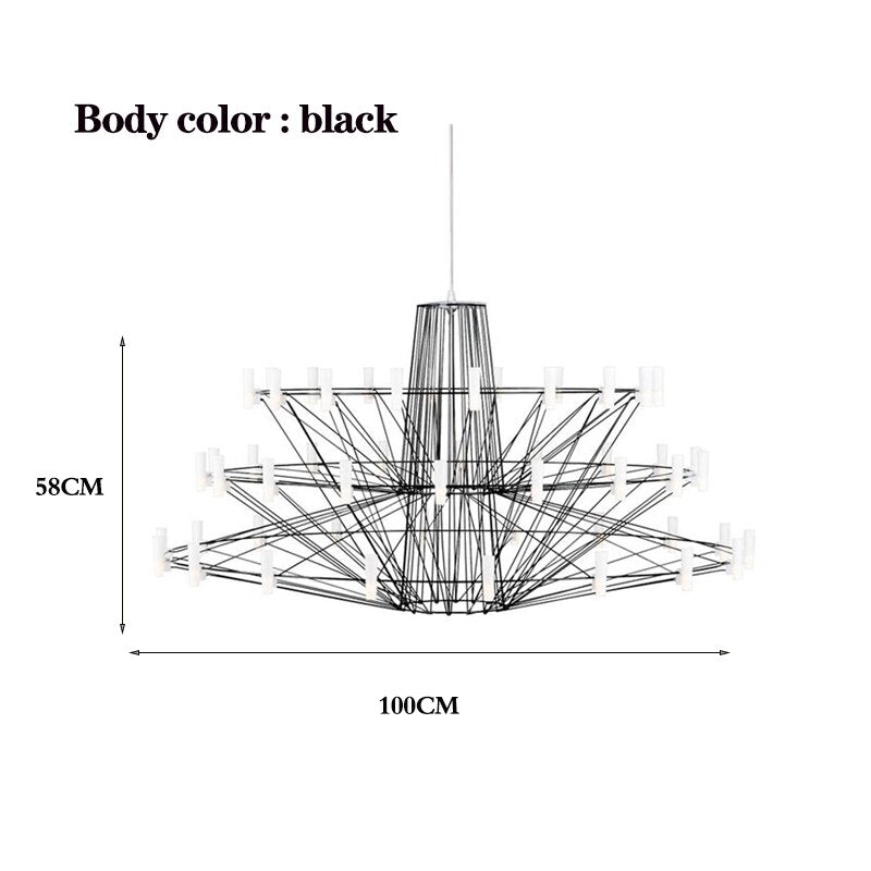 ChandeliersDecor.com-Chandeliers-Designer Coppelia LED Chandelier - Exquisite Illumination