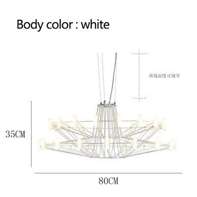 ChandeliersDecor.com-Chandeliers-Designer Coppelia LED Chandelier - Exquisite Illumination