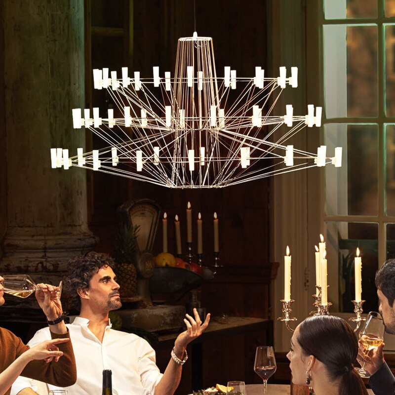 ChandeliersDecor.com-Chandeliers-Designer Coppelia LED Chandelier - Exquisite Illumination