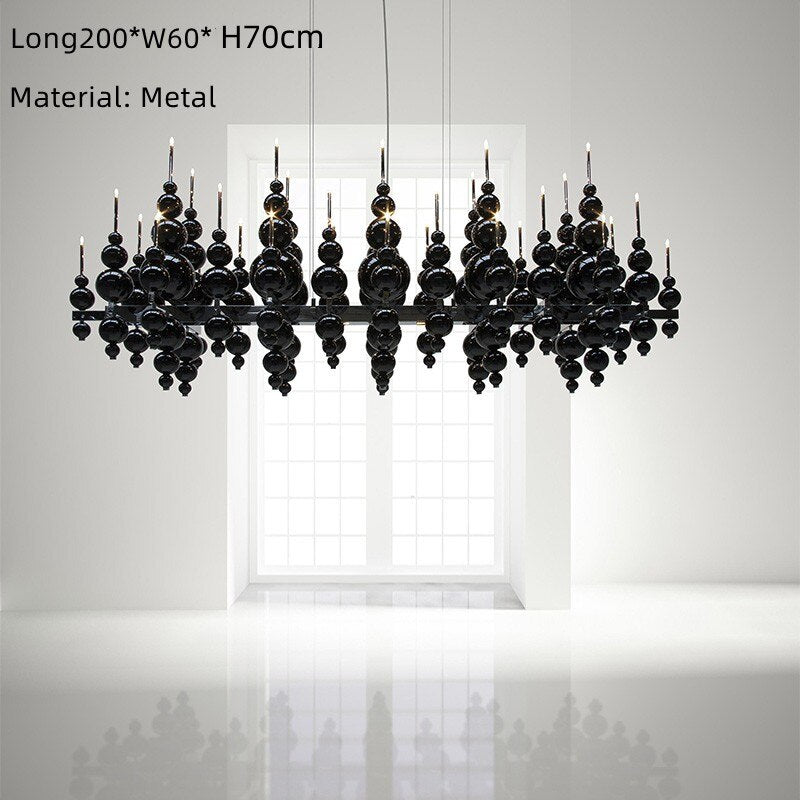 ChandeliersDecor.com-Chandeliers-Designer Glass Balls Chandelier: Elegant Lighting Fixture