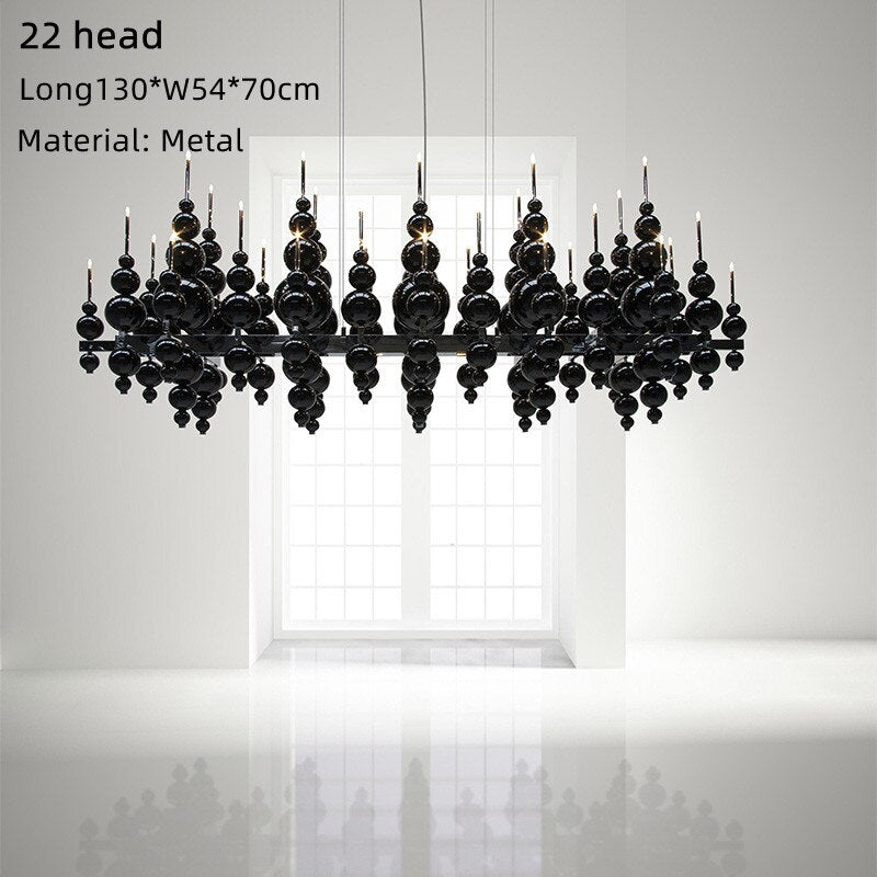 ChandeliersDecor.com-Chandeliers-Designer Glass Balls Chandelier: Elegant Lighting Fixture