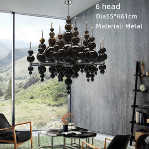 ChandeliersDecor.com-Chandeliers-Designer Glass Balls Chandelier: Elegant Lighting Fixture