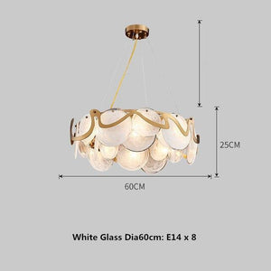 ChandeliersDecor.com-Kitchen Island-Designer Glass Chandelier: Elevate Your Space