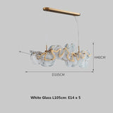 ChandeliersDecor.com-Kitchen Island-Designer Glass Chandelier: Elevate Your Space