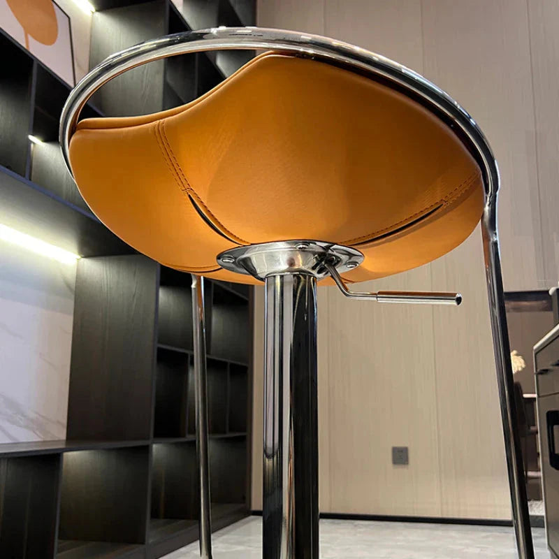 ChandeliersDecor.com-Bar Stools-Designer Leather Kitchen Island Counter Stool