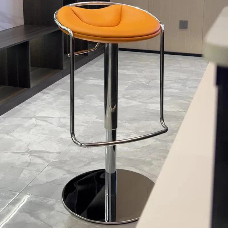 ChandeliersDecor.com-Bar Stools-Designer Leather Kitchen Island Counter Stool