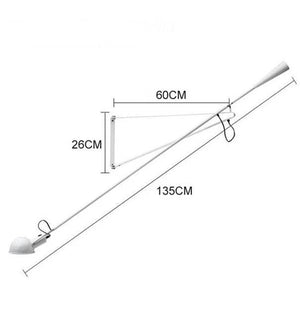 ChandeliersDecor.com-Wall Lights-Designer Long Arm Adjustable Long Pole Wall Light