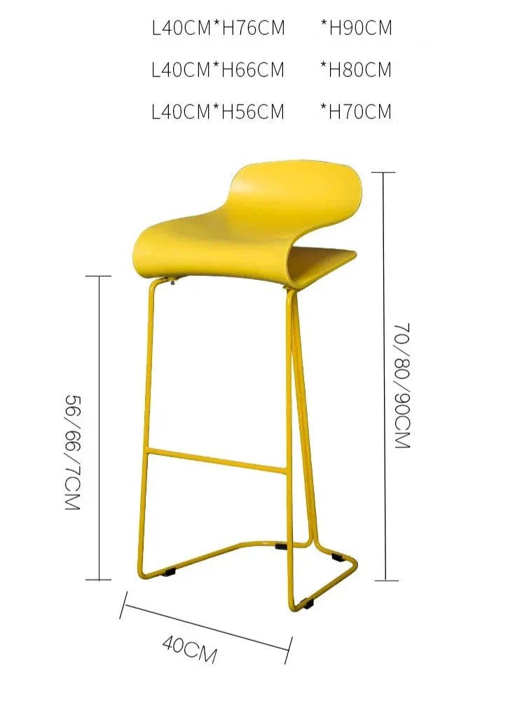 ChandeliersDecor.com-Bar Stools-Designer Vintage Thin Bar Chair