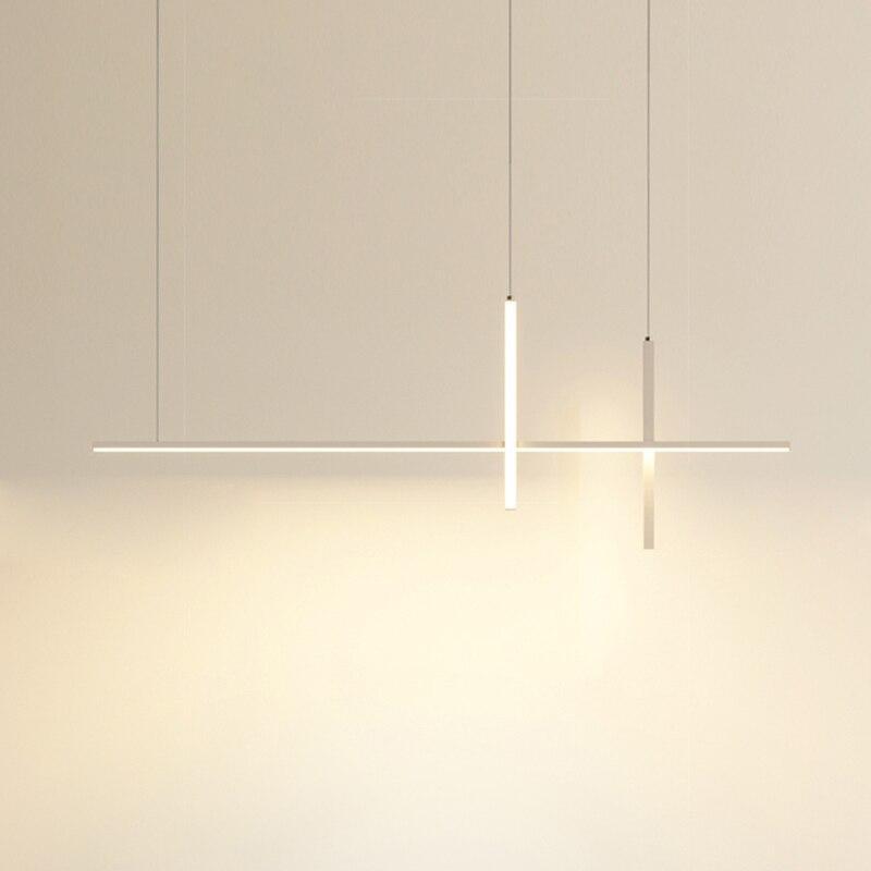 ChandeliersDecor.com-Kitchen Island-Dining Room Chandelier LED - Minimalist Strip Designer Lamp