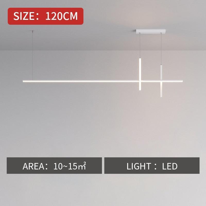 ChandeliersDecor.com-Kitchen Island-Dining Room Chandelier LED - Minimalist Strip Designer Lamp