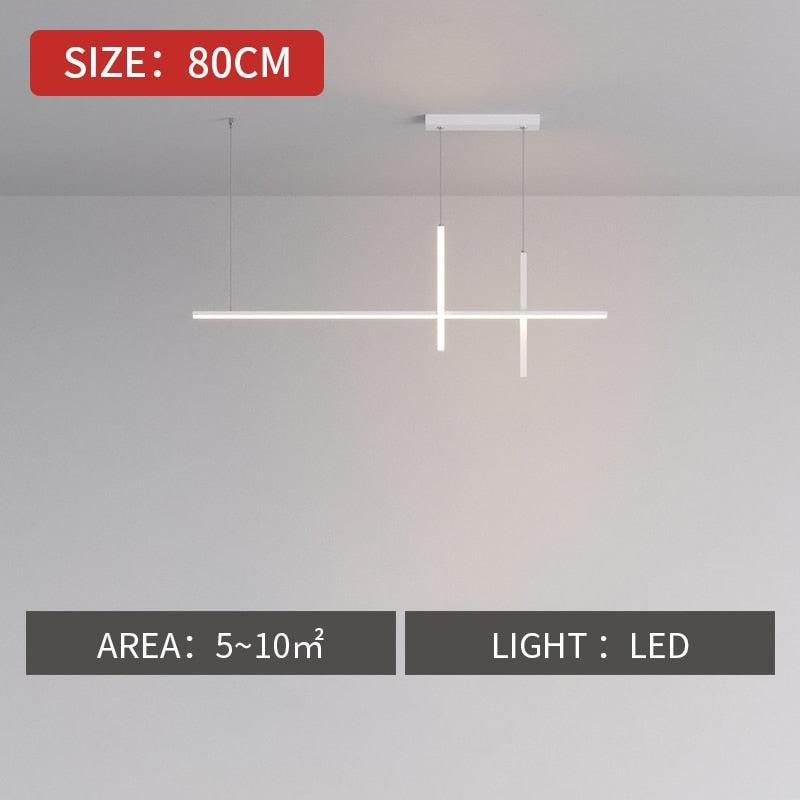 ChandeliersDecor.com-Kitchen Island-Dining Room Chandelier LED - Minimalist Strip Designer Lamp