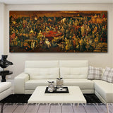 ChandeliersDecor.com-Wall Posters-Discussing Divine Comedy Canvas Wall Art