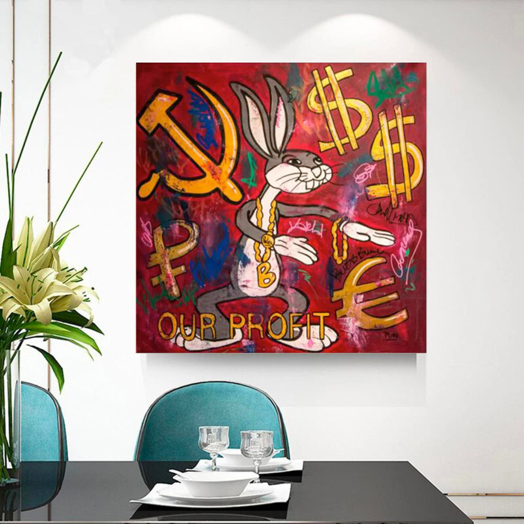 ChandeliersDecor.com-Wall Posters-Disney Bugs Bunny Canvas Wall Art