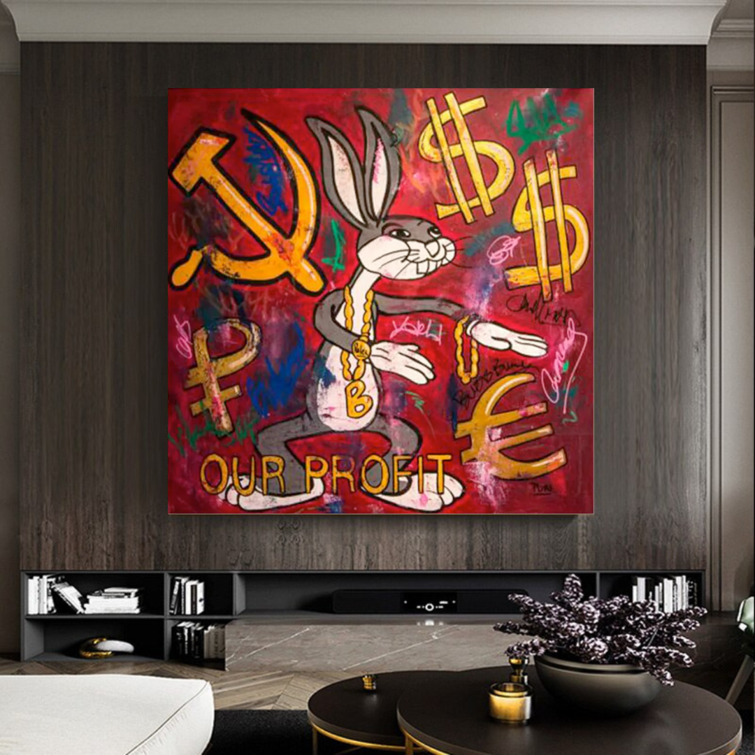 ChandeliersDecor.com-Wall Posters-Disney Bugs Bunny Canvas Wall Art