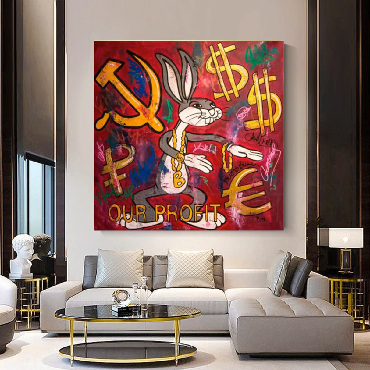 ChandeliersDecor.com-Wall Posters-Disney Bugs Bunny Canvas Wall Art