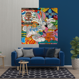 ChandeliersDecor.com-Wall Posters-Disney Bugs Bunny Rabbit Canvas Wall Art