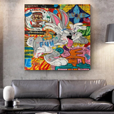 ChandeliersDecor.com-Wall Posters-Disney Bugs Bunny Rabbit Canvas Wall Art