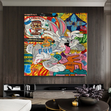 ChandeliersDecor.com-Wall Posters-Disney Bugs Bunny Rabbit Canvas Wall Art