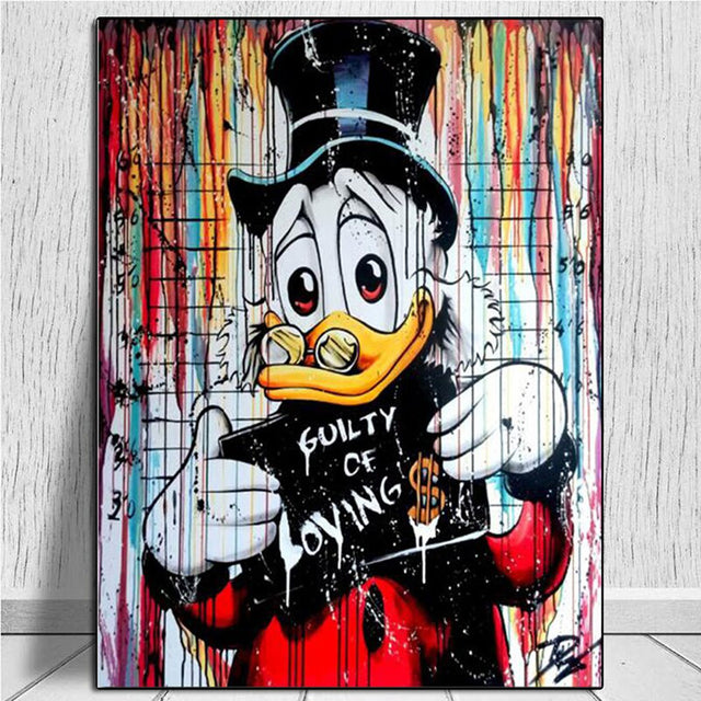 ChandeliersDecor.com-Wall Posters-Disney Donald Duck Canvas Wall Art