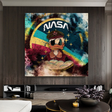 ChandeliersDecor.com-Wall Posters-Disney Donald Duck NASA Astronaut Canvas Wall Art
