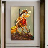 ChandeliersDecor.com-Scrooge McDuck Wall Art-Disney Donald Duck Scrooge Mcduck Canvas Wall Art