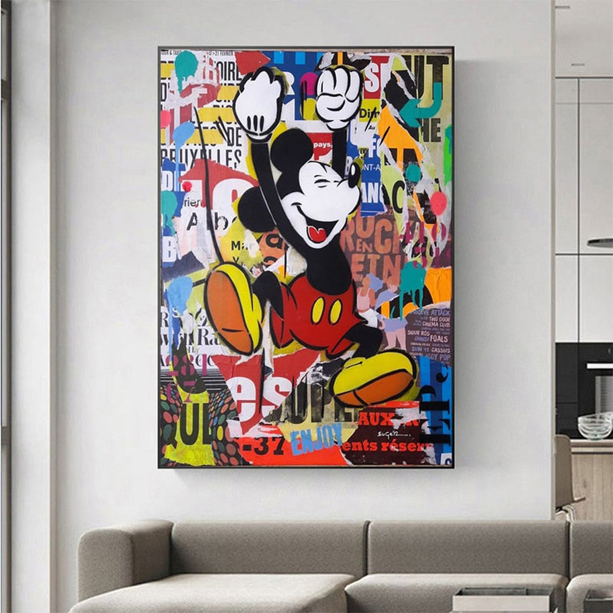 ChandeliersDecor.com-Wall Posters-Disney Mickey Canvas Wall Art - Quality Prints for Fans