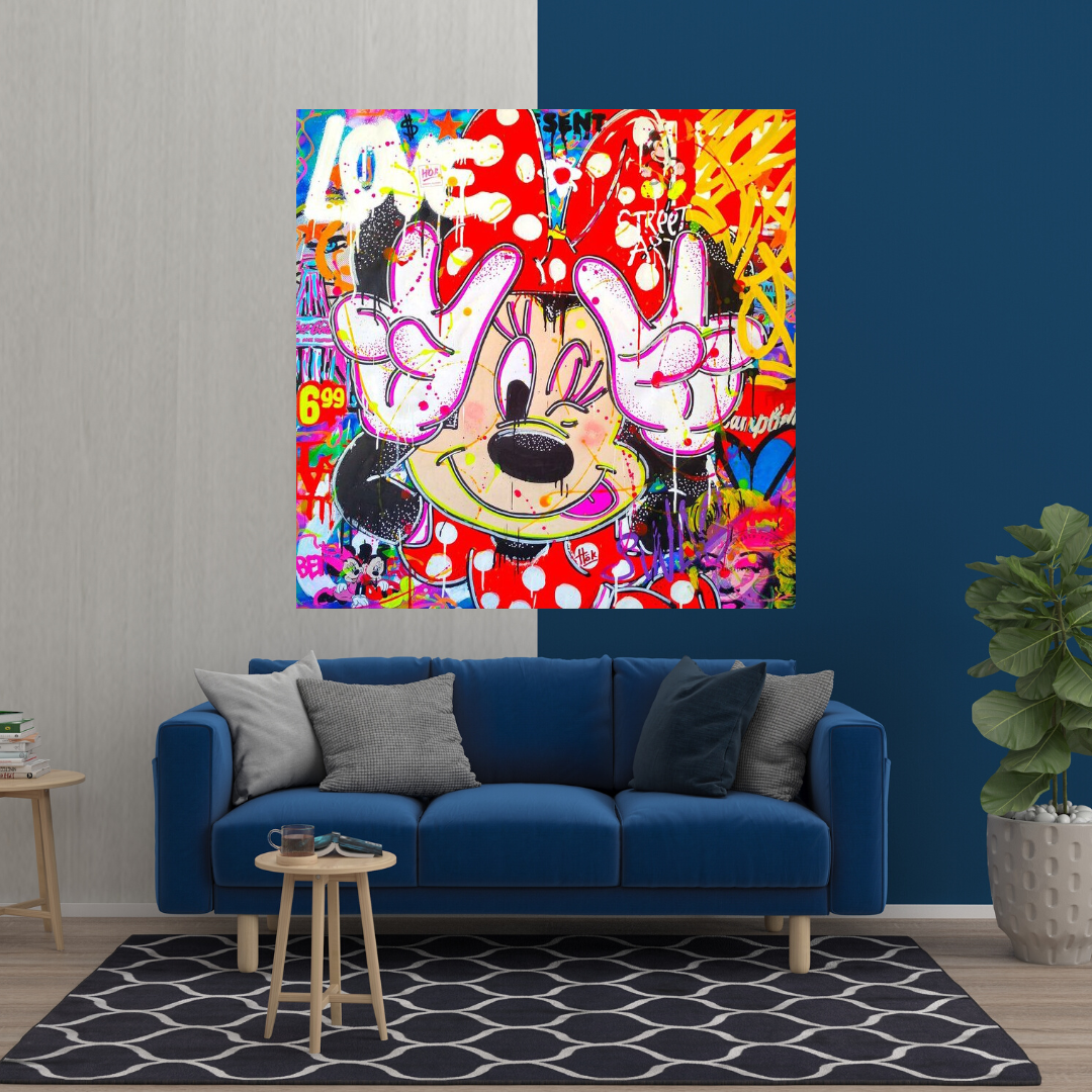 ChandeliersDecor.com-Wall Posters-Disney Mickey Love Poster: Showcase Your Affection