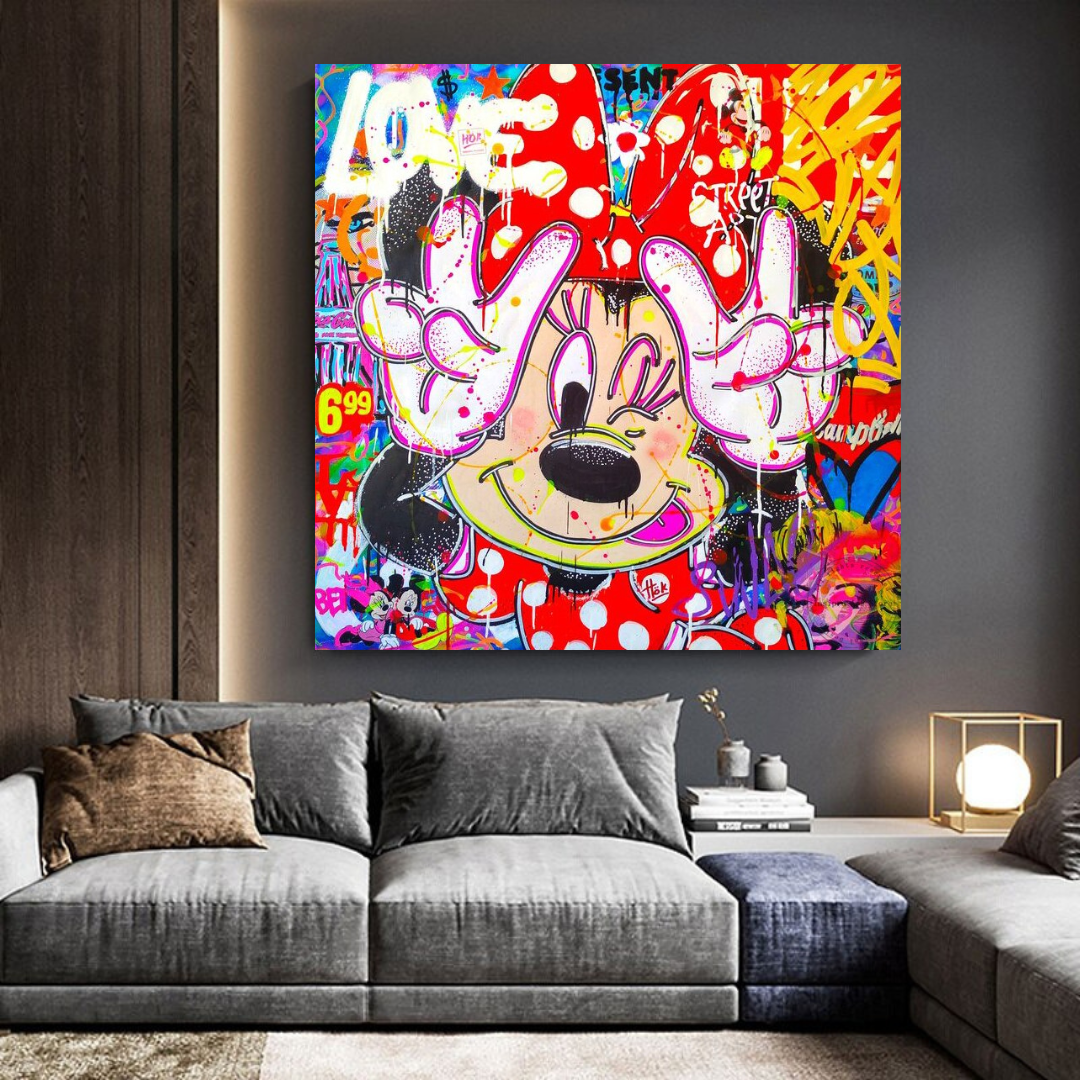 ChandeliersDecor.com-Wall Posters-Disney Mickey Love Poster: Showcase Your Affection