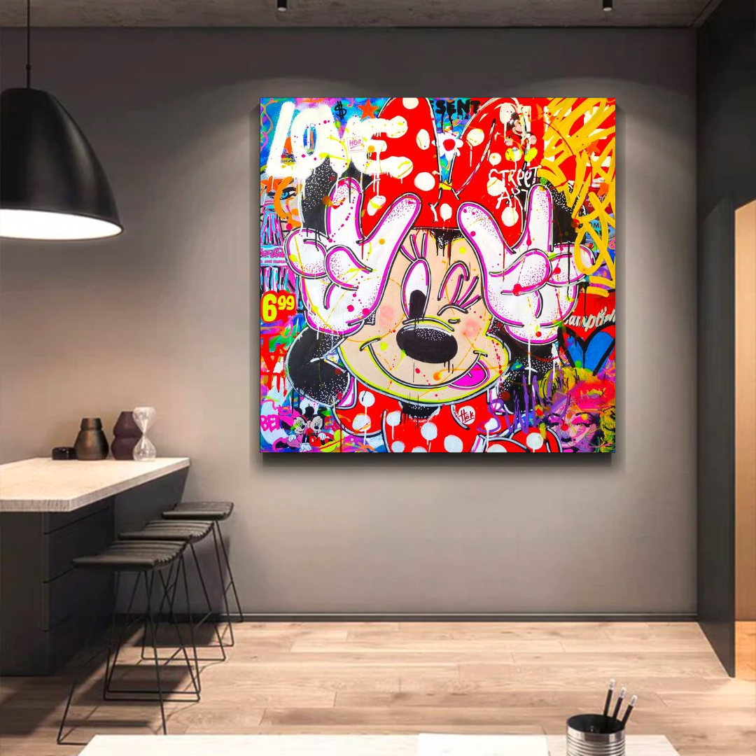 ChandeliersDecor.com-Wall Posters-Disney Mickey Love Poster: Showcase Your Affection