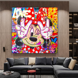 ChandeliersDecor.com-Wall Posters-Disney Mickey Love Poster: Showcase Your Affection