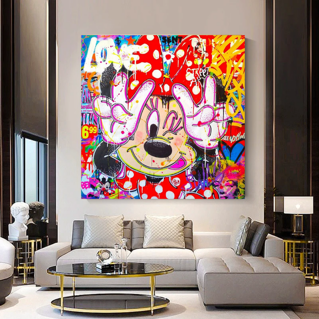 ChandeliersDecor.com-Wall Posters-Disney Mickey Love Poster: Showcase Your Affection